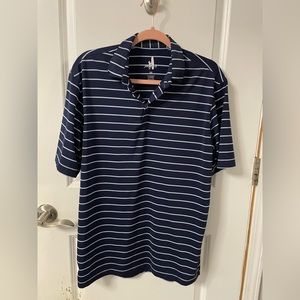 johnnie-o golf shirt blue size-M